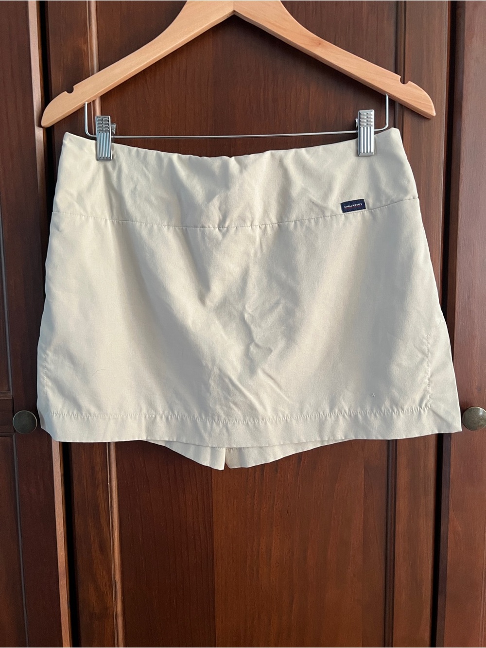 Smallwood’s Yachtwear Horizon Skort Size 6 Stone Beige Performance 2119H